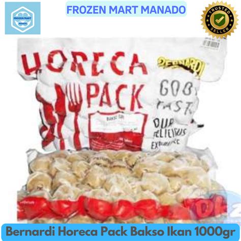 Jual Bernardi Horeca Pack Bakso Ikan 1000gr Frozen Mart Manado