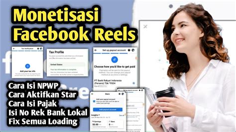 Daftar Monetisasi Facebook Reels Profesional Tanpa NPWP Cara