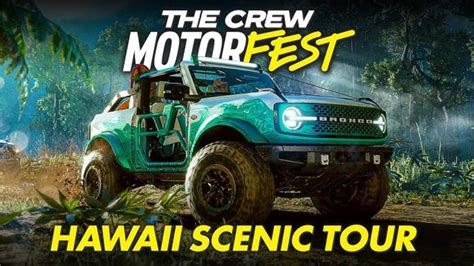 CREW MOTORFEST HAWAII SCENIC TOUR CAR SHIP PLANE AND OFF