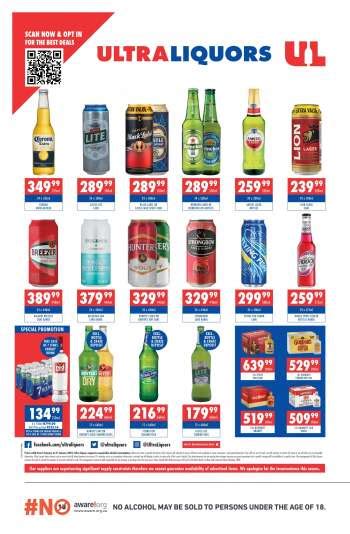 LAGER deals - ULTRA LIQUORS • Today's offer from specials