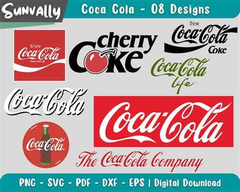 Custom Coca Cola Logo Svg Ready For Cricut Svg Dxf Png Etsy