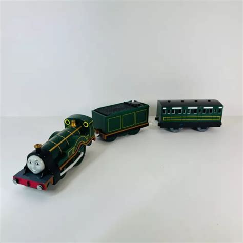 Thomas Friends Trackmaster Emily Motorized Train Engine Green