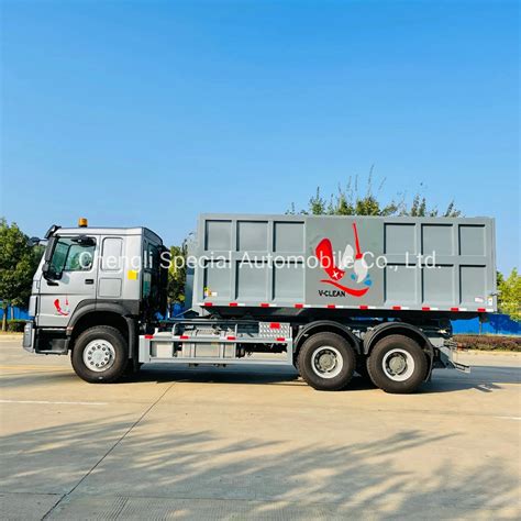 Sinotruk Howo 20cbm Dumpster Garbage Truck Benin