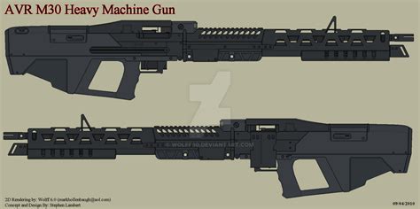 Avatar M30 Machine Gun by Wolff60 on DeviantArt