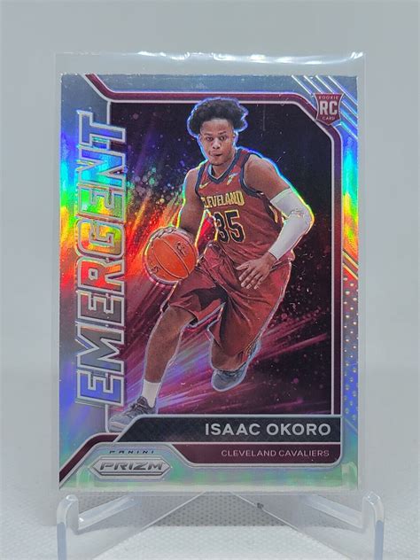 Panini Prizm Emergent Isaac Okoro Silver Cleveland Cavaliers