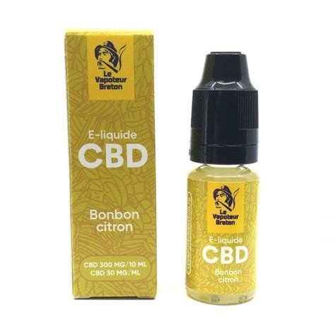 E Liquide Cbd Bonbon Citron Mg Le Vapoteur Breton