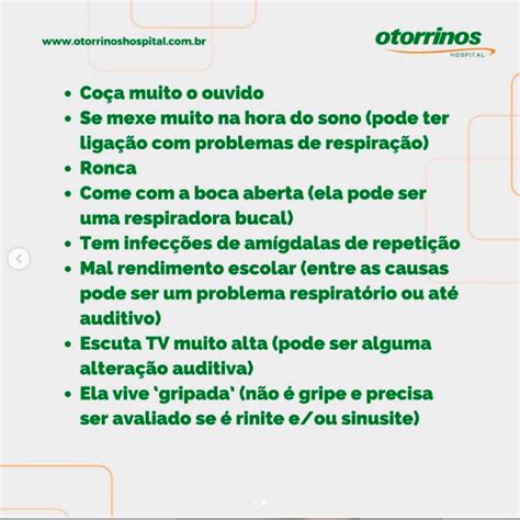 8 sinais que a criança precisa ir ao otorrino Grupo Otorrinos