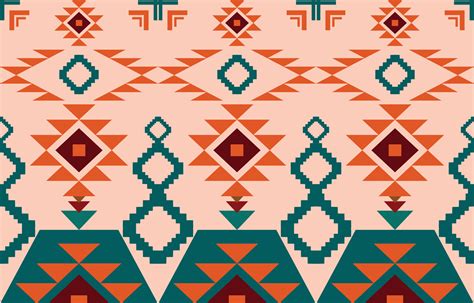 Navajo Native American Fabric Seamless Pattern Geometric Tribal Ethnic