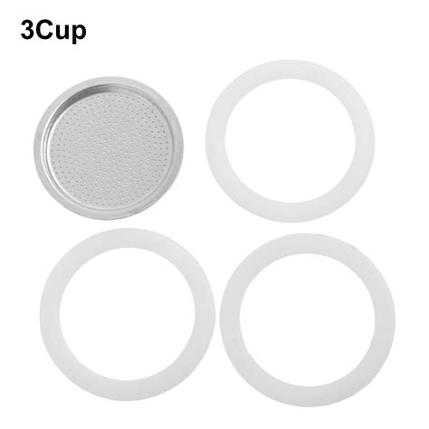 Replacement Gasket Seal For Coffee Espresso Moka Stove Pot Top Silicone Rubber Ring Gaskets With