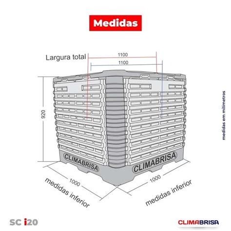 Climatizador Evaporativo Climabrisa Sc I Climabrisa Climatizadores