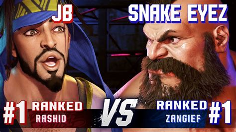 Sf Jb Ranked Rashid Vs Snake Eyez Ranked Zangief High Level