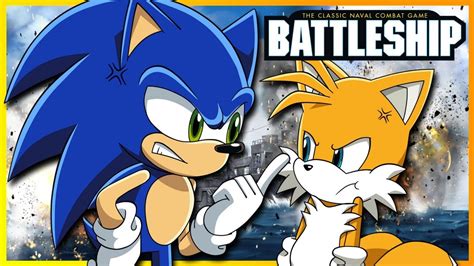 Sonic Vs Tails Sonic Tails Play Hasbro Battleships Youtube