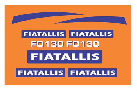 Kit Adesivo Compat Vel Trator Esteira Fiatallis Fd Parcelamento