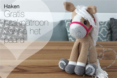 Haken Sanne Het Paard Gratis Haakpatroon Crochet Patterns