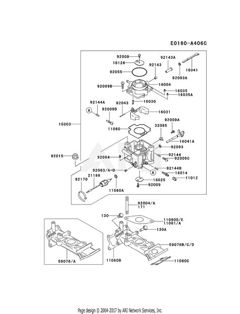 Kawasaki Fd620d Es13 4 Stroke Engine Fd620d Parts Diagram For Carburetor