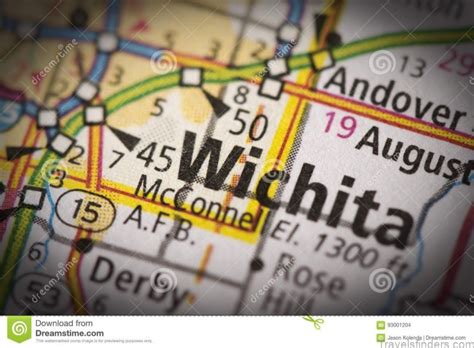 Wichita Map Free - Wichita Guide - TravelsFinders.Com