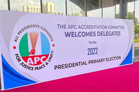 presidential primaries apc begins accreditation  delegates naija news
