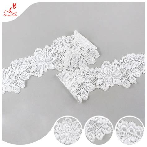 White Flower Cm Water Soluble Lace Trim For Apparel Handicraft