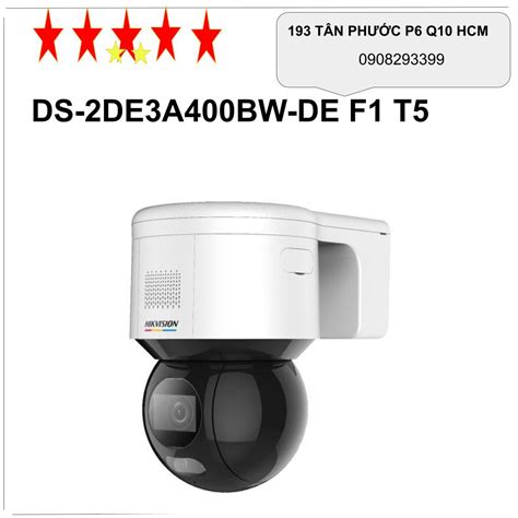 Camera IP Speed Dome 4 0 Megapixel HIKVISION DS 2DE3A400BW DE F1 T5