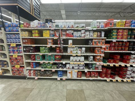 Food Lion Grocery Store Interior Coffee Section Editorial Stock