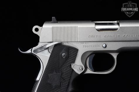 1977 Colt Combat Commander 45 ACP 4 25 Satin Nickel 1911 Colt CUSTOM