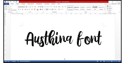 Nama Font Lettering Pelajaran