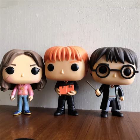 Funko Pop Harry Potter Harry Potter Ron Weasley Hermione Granger