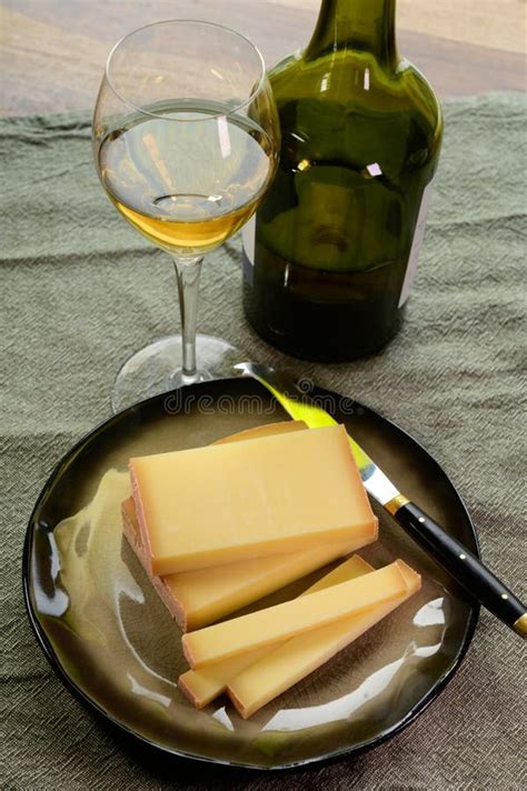 Wine and Cheese Pairing, Local Comte Cheese Produced in the Franche ...