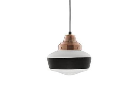 Pendente Em Vidro Branco E Metal Na Cor Cobre Decorshop