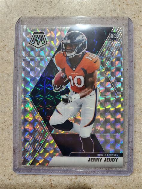 Mosaic Jerry Jeudy Mosaic Silver Prizm Denver Broncos Rookie