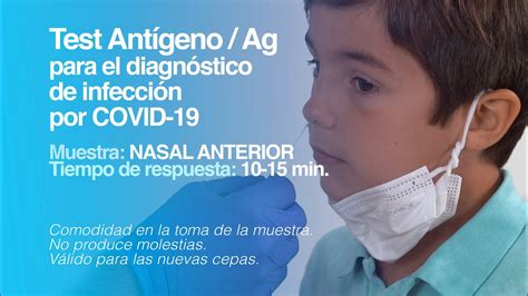 Test R Pido De Ant Geno Nasal Anterior Para Detectar Infecci N Por