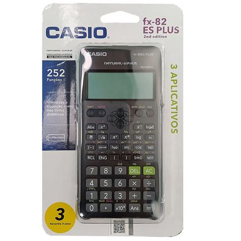 Calculadora Científica Fx 82es Plus Bk Casio