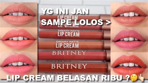 Warna Baru Britney Dreamy Matte Lip Cream Warna Kedua Nude Peachy