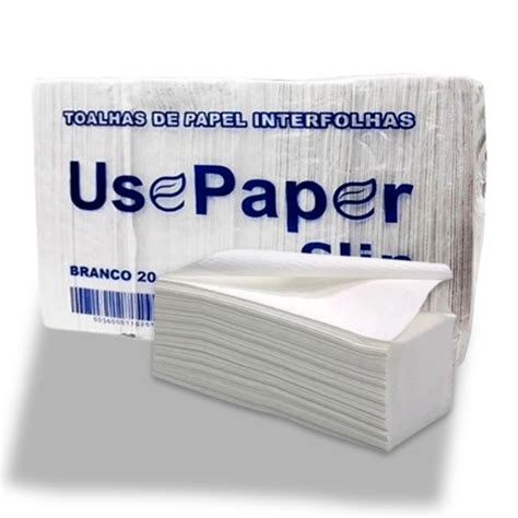 Papel Interfolhado Celulose Folhas X Use Paper