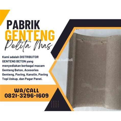 Distributor Genteng Beton Flat Terdekat Di Surabaya Tribun JualBeli