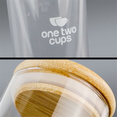 One Two Cups Toples Kaca Penyimpanan Makanan Borosilicate Glass Jar 500