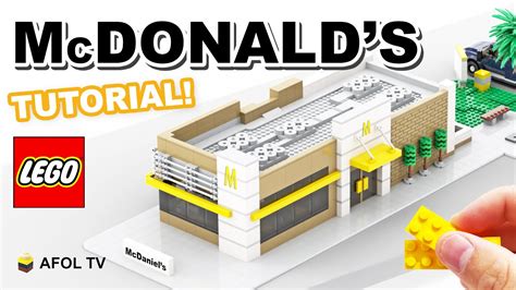 Lego Mcdonald S How To Build A Modular Lego Mcdonald S Drive Thru