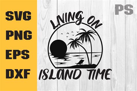 Living On Island Time Retirement Svg Graphic By Ilukkystore · Creative