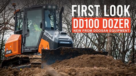 First Look At The New Doosan DD100 Dozer Powerful Earthmoving Machine