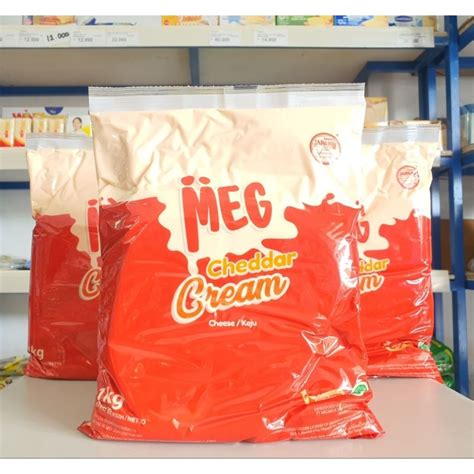 Jual Meg Cheddar Cream Cheese Kg Shopee Indonesia