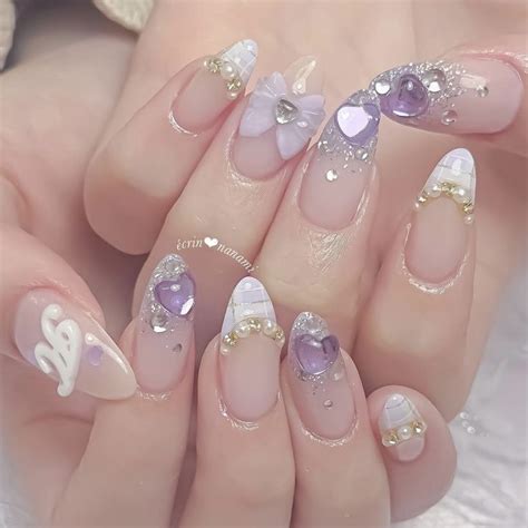 Pin By Pinky Lafata On Nails Lilac Nails Lilac Nails Design Purple