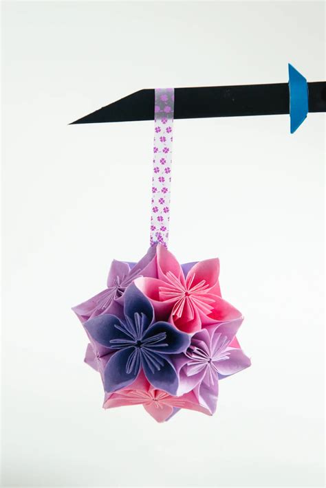 How To Make An Origami Kusudama Flower Ball Origamiok