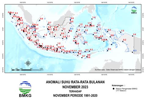 Anomali Suhu Udara Bulan November Bmkg