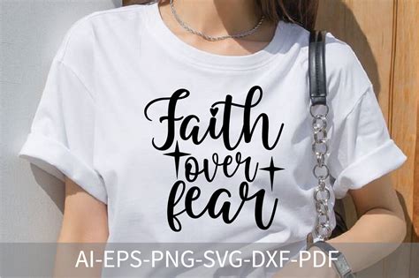 Faith Over Fear Christian Svg Graphic By Thecreativecraftfiles · Creative Fabrica