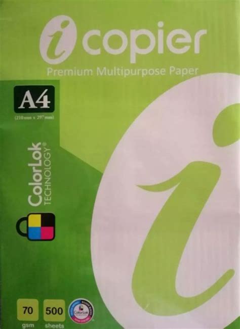 Icopier Premium Multipurpose Paper A4 70g Photocopy Paper 70gsm 500