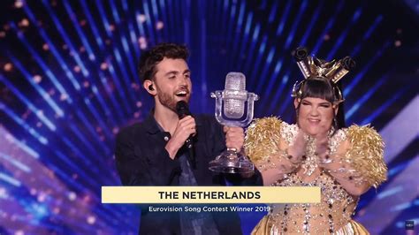 Duncan Laurence Wint Met Arcade Het Eurovisie Songfestival 2019