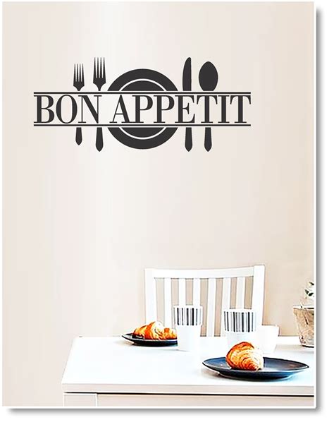 Vinilo Decorativo Bon Appetit Cocina Tokpersonal