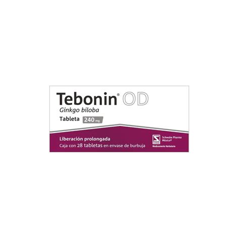 Tebonin OD 240 Mg 28 Tabletas Walmart