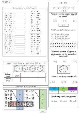 S N F Matematik Tekrar Eduhol Ders Videolar Zle Online Test