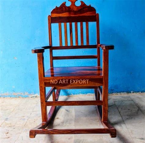 Sheesham Wood Wooden Rocking Chair Without Cushion At Rs 6651 In Jodhpur